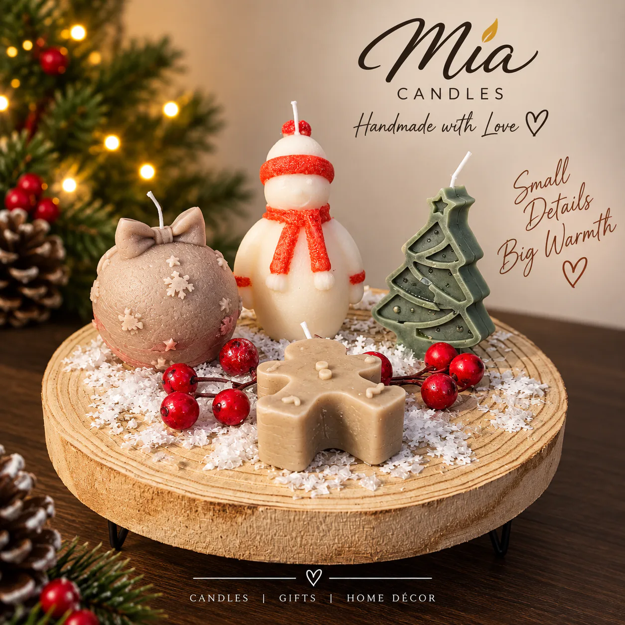 New Mia Candles product photograph